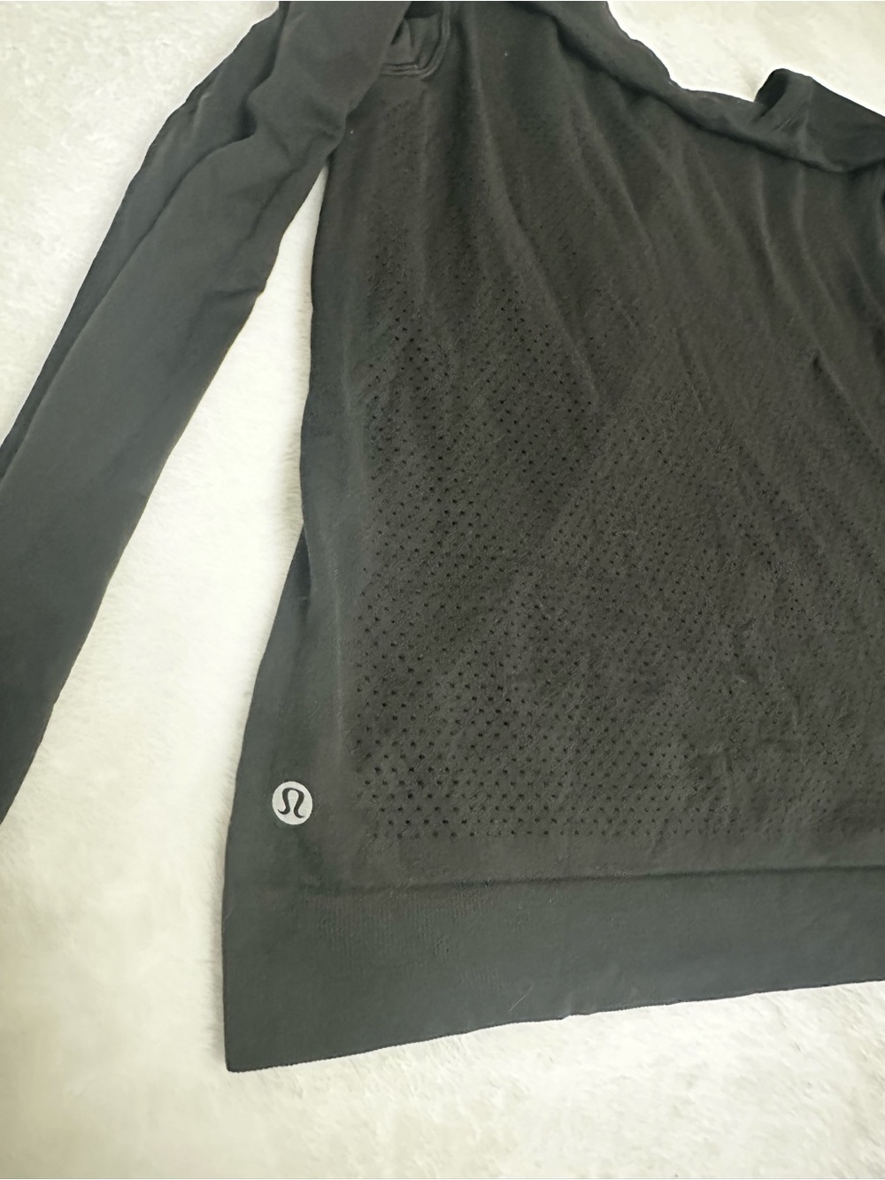 lululemon athletica Black Long Sleeve Performance Top - Picture 4 of 4